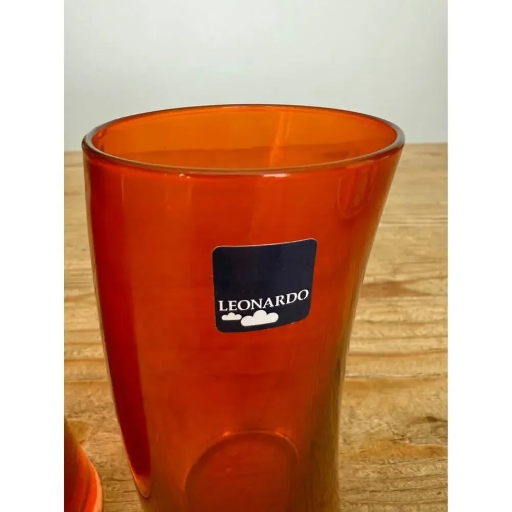 Vintage MCM 2 Leonardo Germany Swing Curved Glasses